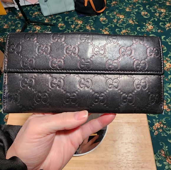 Gucci Authentic long black wallet - Picture 3 of 11